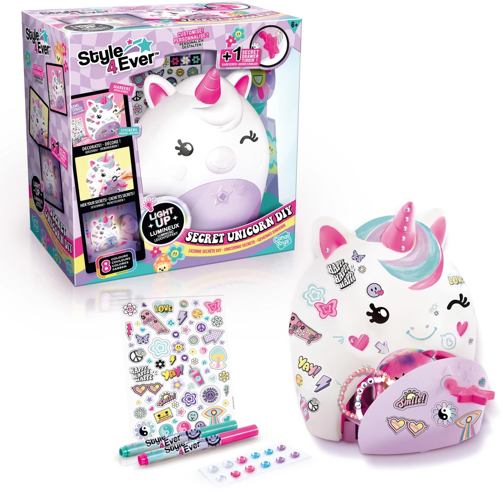„Style 4 Ever“ – „Secret Deco“ „pasidaryk pats“ vienaragio lempa (26301)