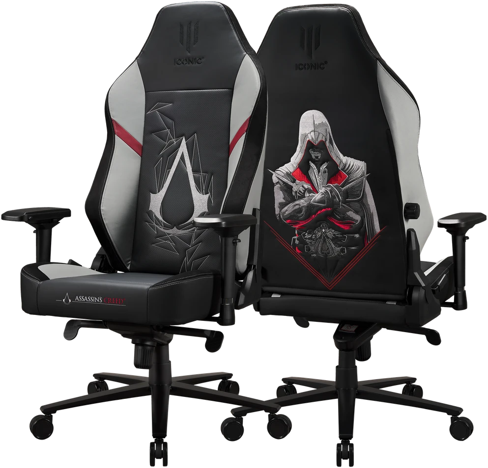 Subsonic „Apollon Collector“ / „Assassin's Creed“ juoda sėdynė + pilka/raudona
