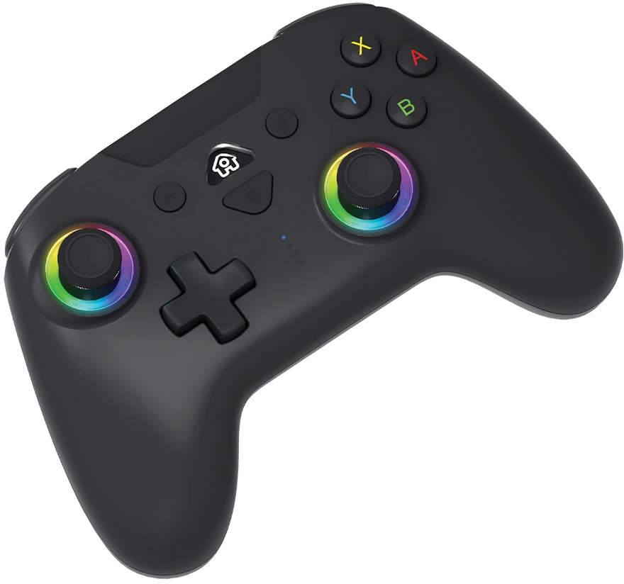 Subsonic belaidis LED valdiklis, juodas – „Nintendo Switch“