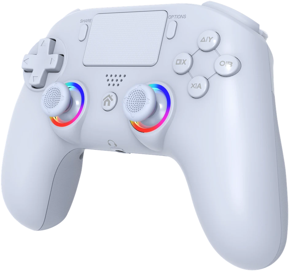 Subsonic Belaidis LED valdiklis PS4, baltas - PS4/PC