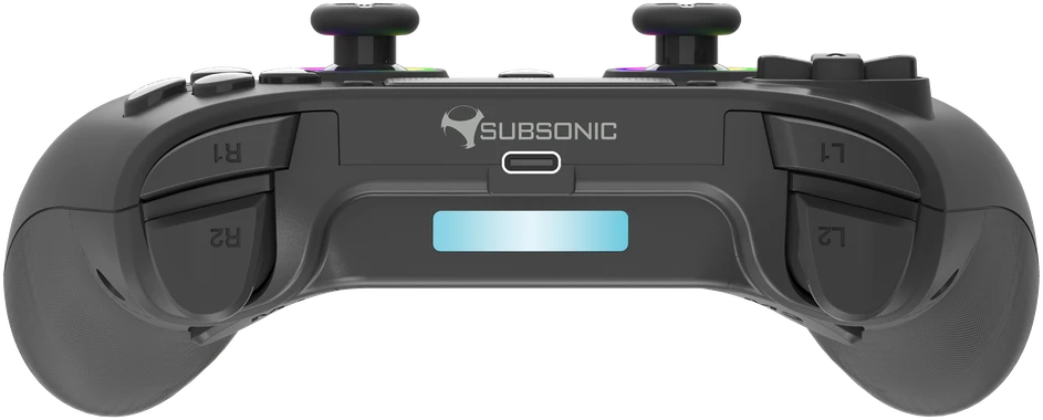 Subsonic belaidis LED valdiklis PS4, juodas - PS4/PC