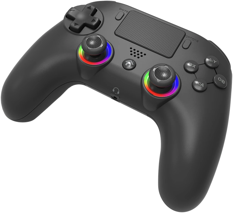 Subsonic belaidis LED valdiklis PS4, juodas - PS4/PC