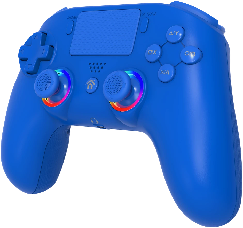 Subsonic belaidis LED valdiklis PS4 mėlynas - PS4/PC