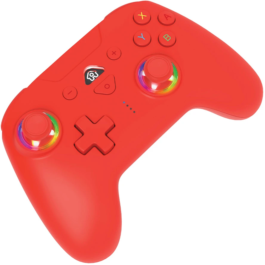 Subsonic Belaidis LED valdiklis, raudonas – „Nintendo Switch“