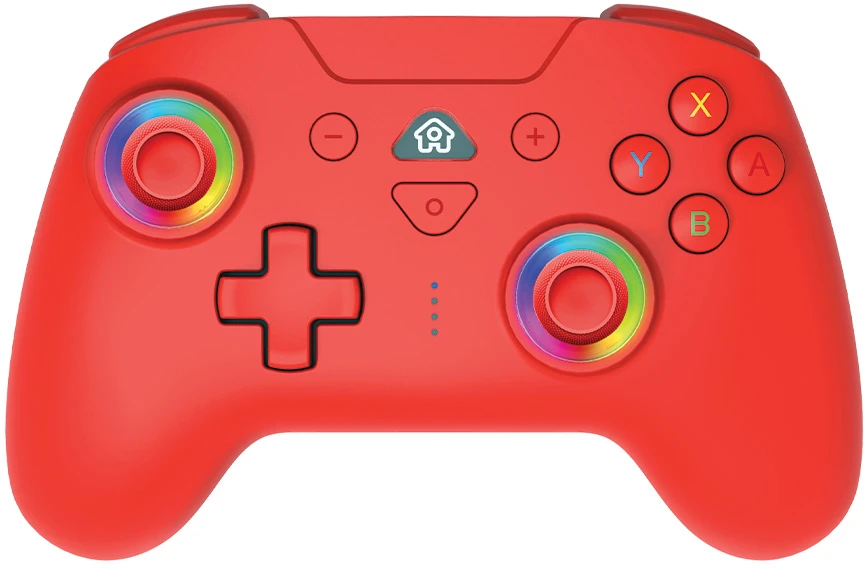 Subsonic Belaidis LED valdiklis, raudonas – „Nintendo Switch“