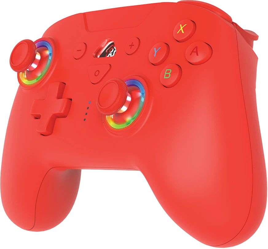 Subsonic Belaidis LED valdiklis, raudonas – „Nintendo Switch“