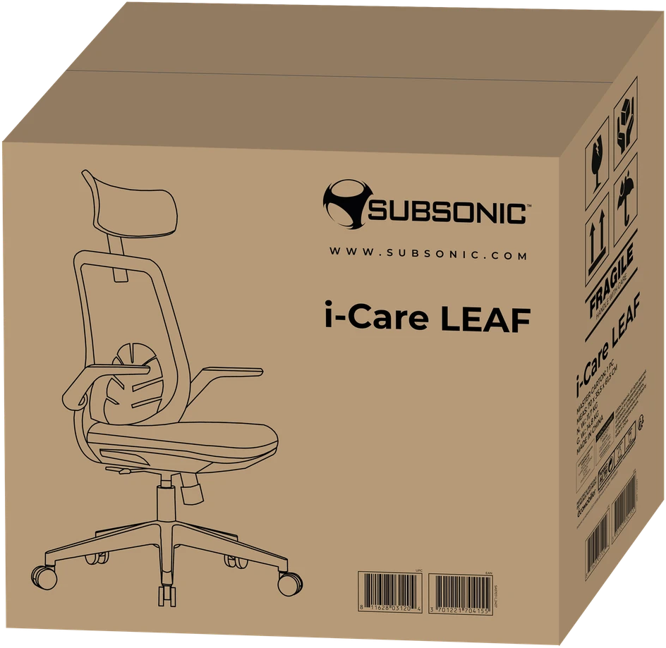 Subsonic I-Care lapų tinklelis + juodas
