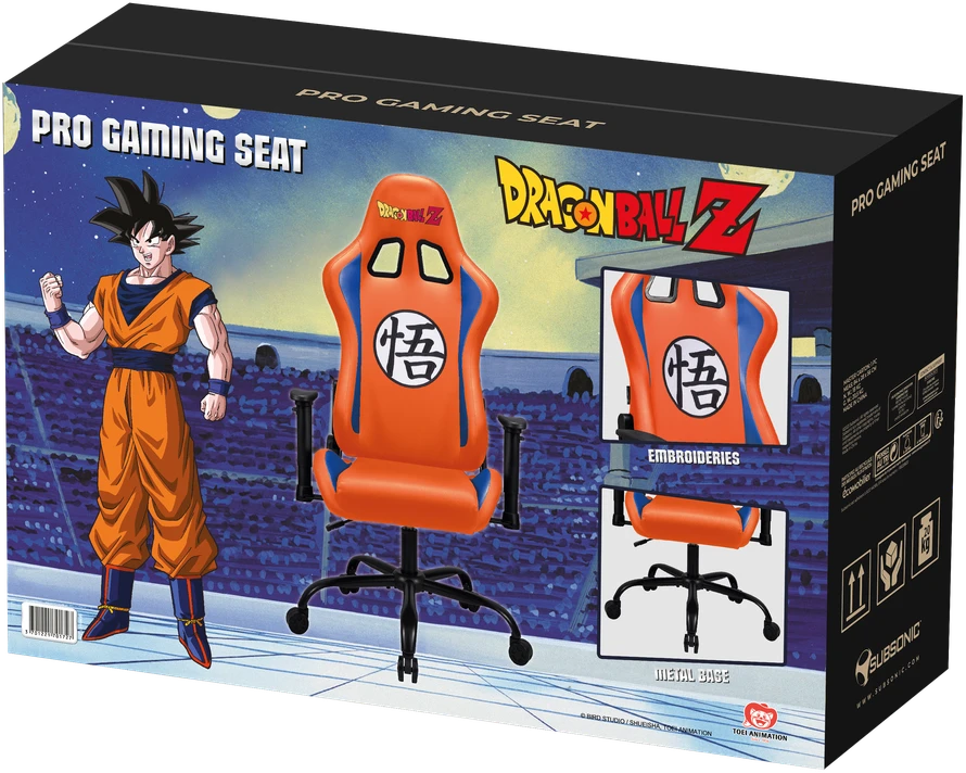 „Subsonic Pro“ žaidimų kėdė „Dragon Ball Z“ (L-XL dydis)