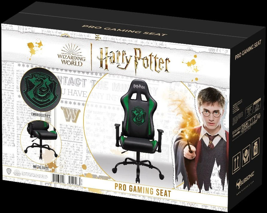 „Subsonic Pro“ žaidimų kėdė „Harry Potter Slytherin“ (L-XL dydis)