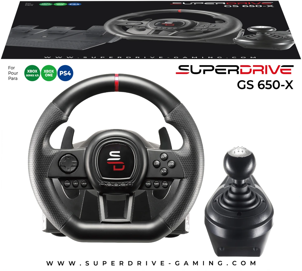 „Subsonic Superdrive GS 650-X“ lenktyninis vairas