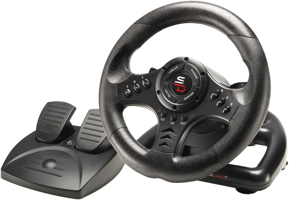 Subsonic Game Steering Wheel SV450 Juodas