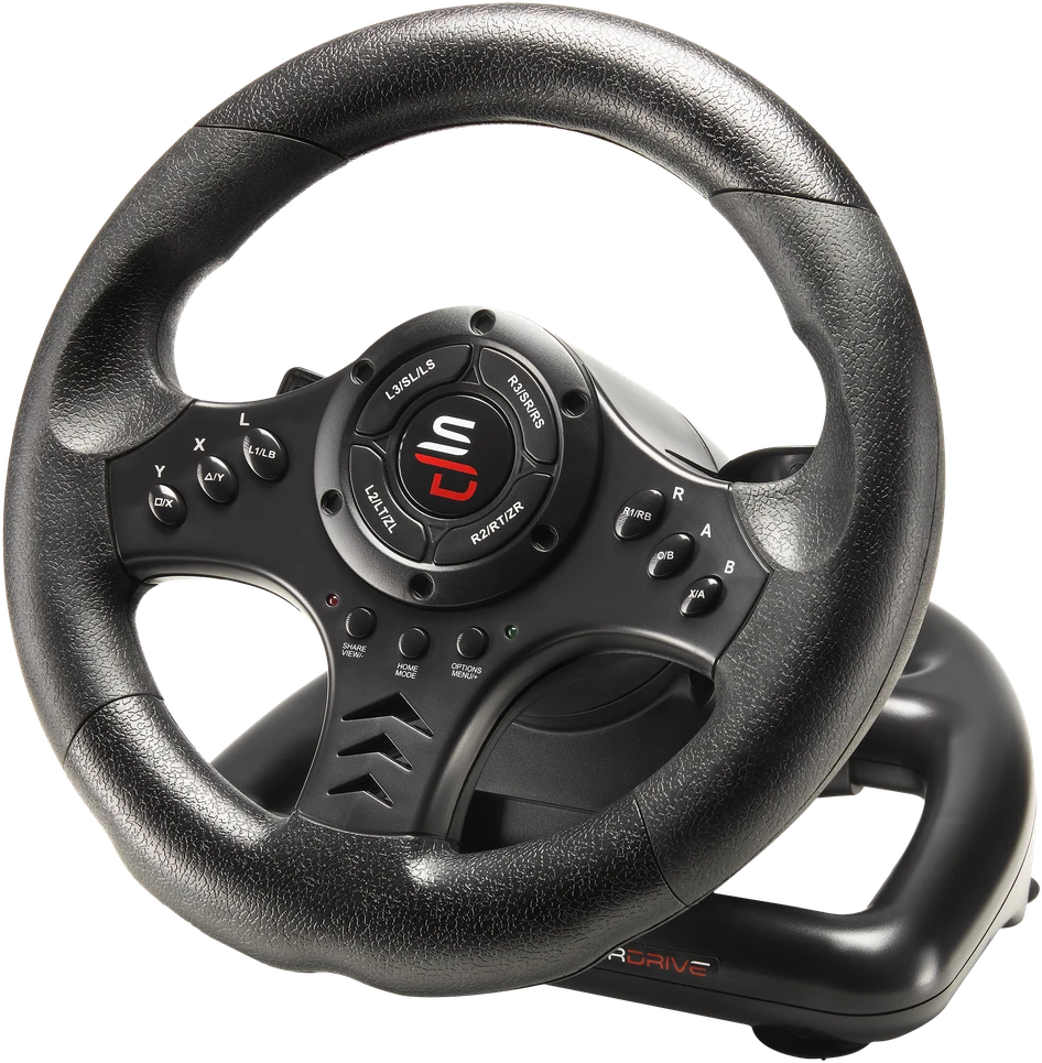 Subsonic Game Steering Wheel SV450 Juodas