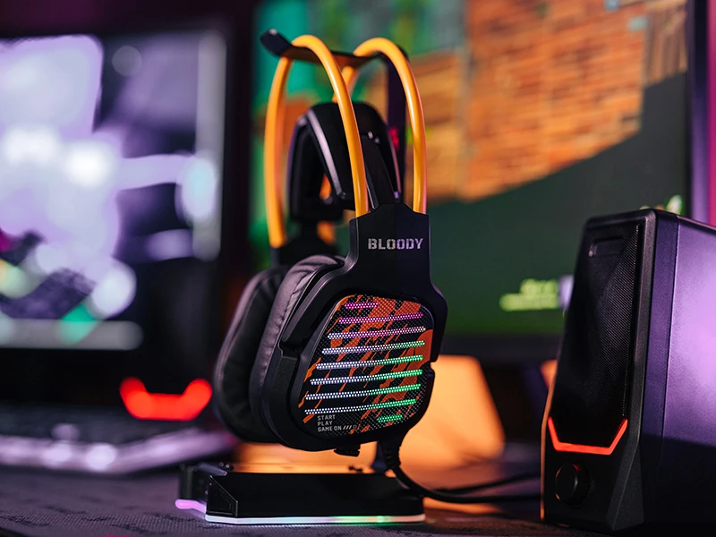 Ausinės A4Tech Bloody G565 Energy juoda