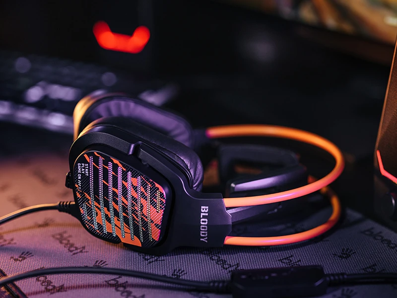 Ausinės A4Tech Bloody G565 Energy juoda