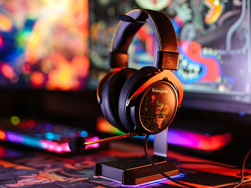 Ausinės A4Tech Bloody M595 USB Renegade Midnight