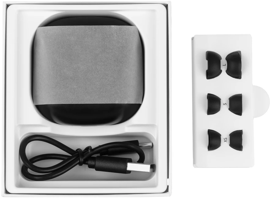Audiocore belaidės ausinės, hybrid ANC, ENC, 6 microphones, įkrovimo dėklas, Tuya, AC591 PRO