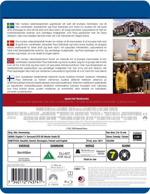 Sumažinimas („Blu-Ray“)