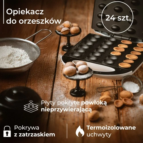 Riešutukų keptuvė AD 3039 (24 vnt.) XL