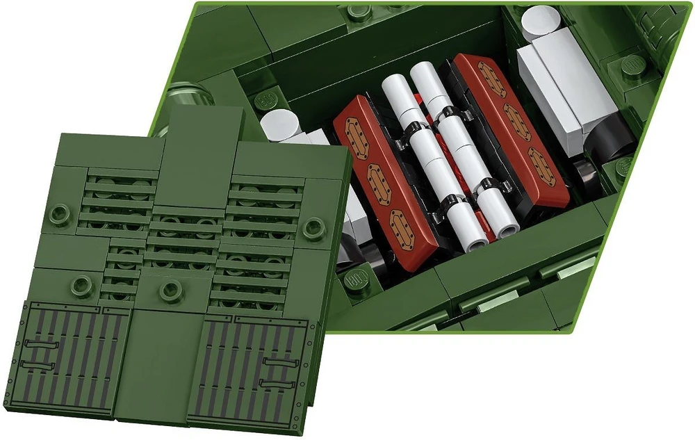 COBI IS-3 retro sunkusis tankas – konstruktorius, 1:28, 1170 det.