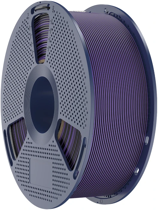 Sunlu PLA+ Silk Dual Color Filament (Juodas and Violetinė)