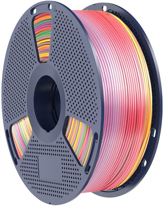 Sunlu PLA+ Silk Filament (Rainbow 01)