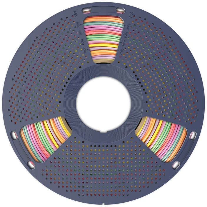 Sunlu PLA+ Silk Filament (Rainbow 01)