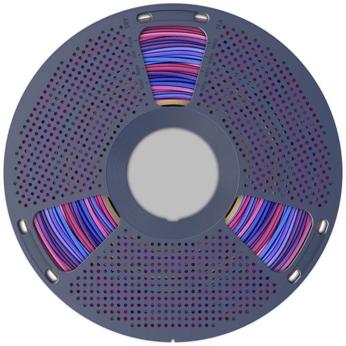 Sunlu PLA+ Silk Filament (Rainbow 02)