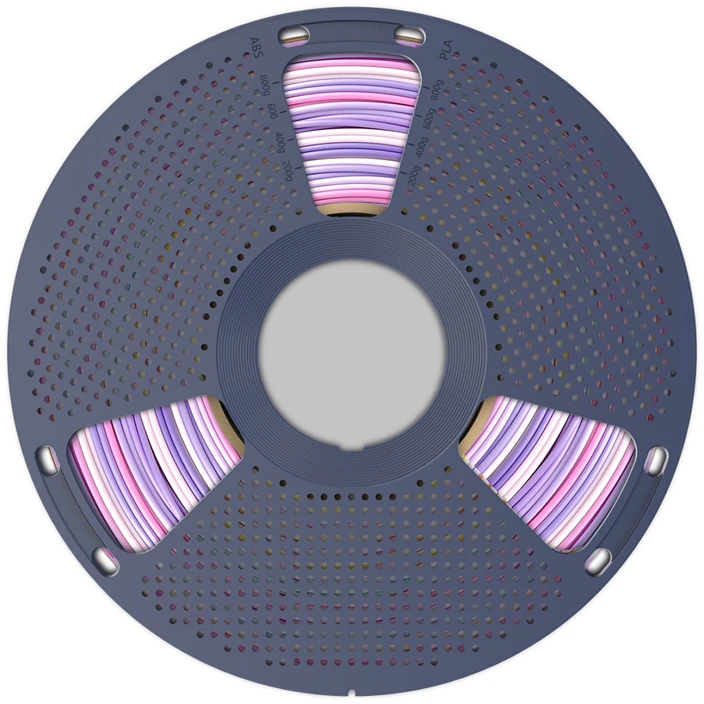 Sunlu PLA+ Silk Filament (Rainbow) 03