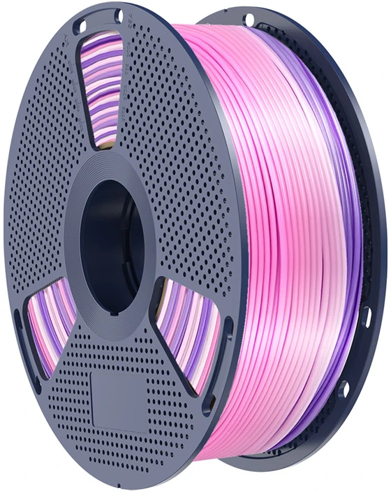 Sunlu PLA+ Silk Filament (Rainbow) 03