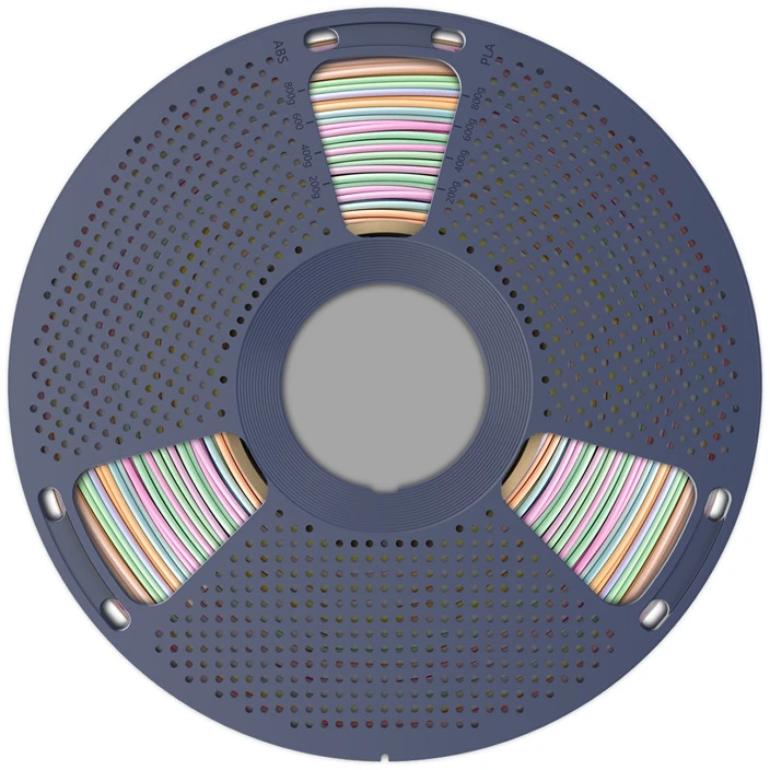 Sunlu PLA+ Silk Filament (Rainbow) 04