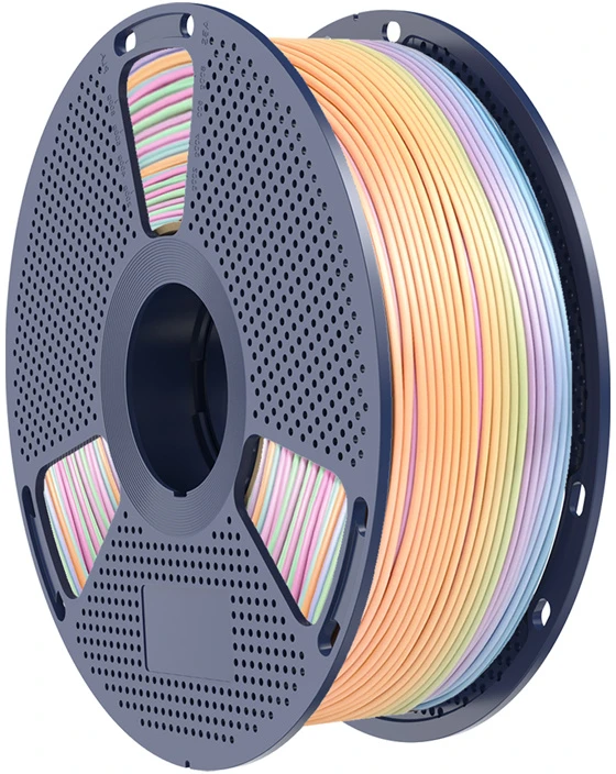 Sunlu PLA+ Silk Filament (Rainbow) 04