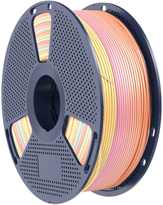 Sunlu PLA+ Silk Filament (Rainbow) 05