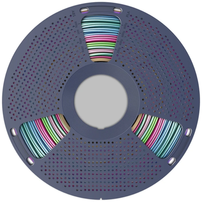 Sunlu PLA+ Silk Filament (Rainbow) 06