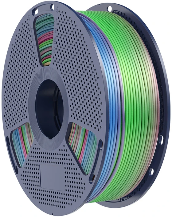 Sunlu PLA+ Silk Filament (Rainbow) 06