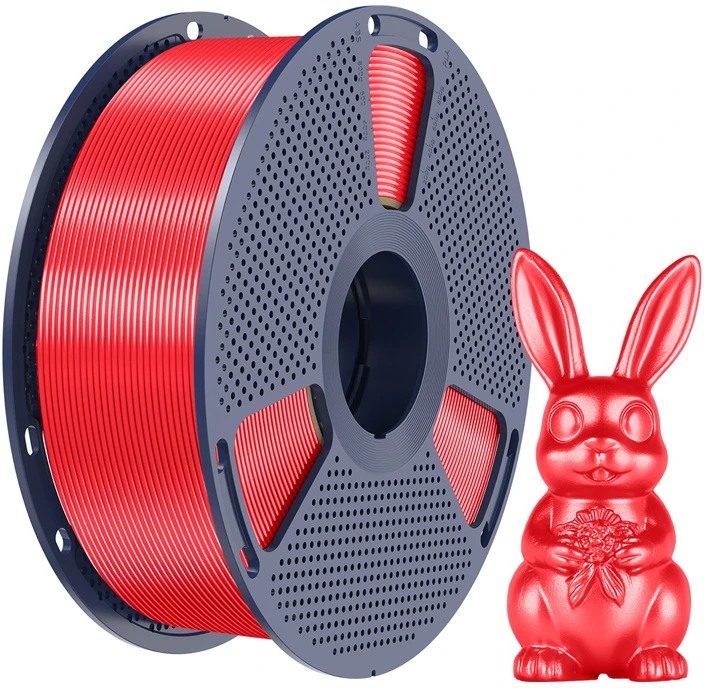 Sunlu PLA+ Silk Filament (Raudona)
