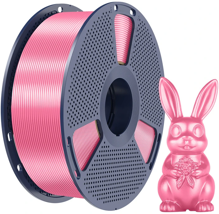Sunlu PLA+ Silk Filament (Rožinė)