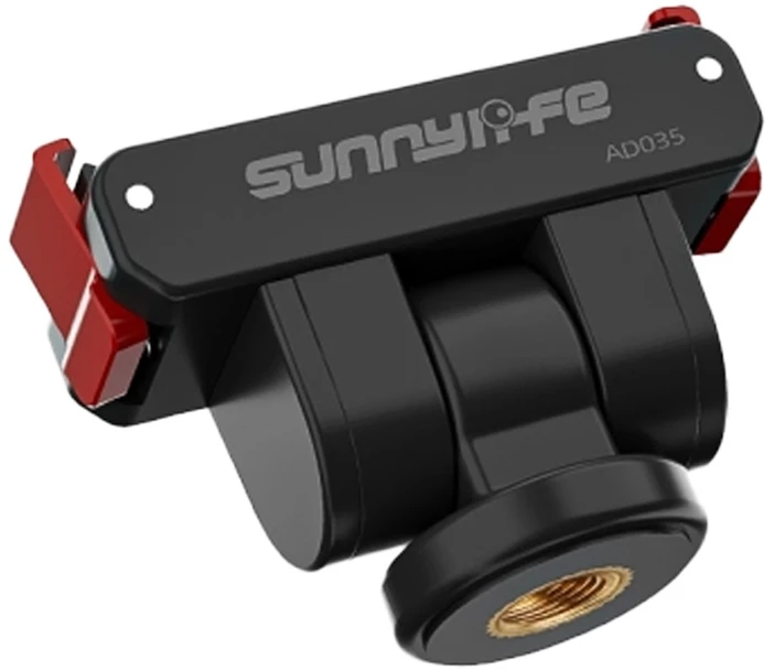 „Sunnylife AD035“ magnetinis tvirtinimo adapteris, 1/4 colio, pasukamas 180° kampu, skirtas OSMO 360, ACTION 5 PRO, OSMO ACTION 4/3/2
