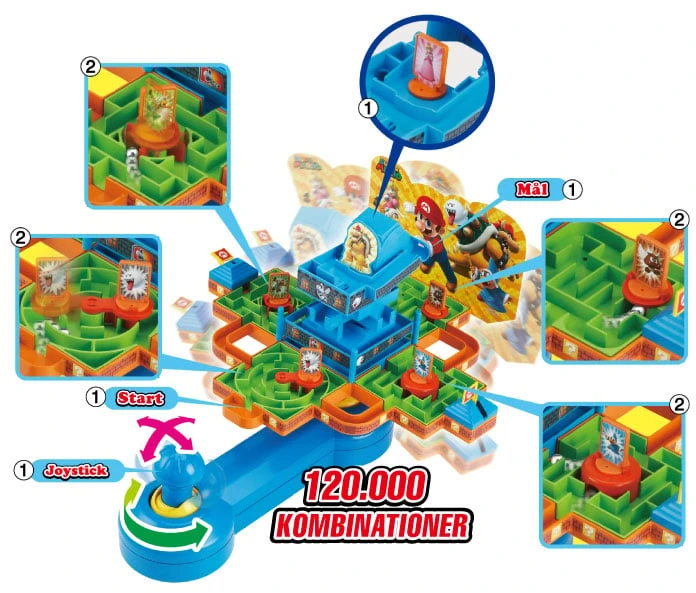 Epoch „Super Mario“ – labirintų žaidimas DX (7371)