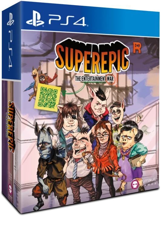 „SuperEpic: The Entertainment War“ (specialus riboto leidimo leidimas) – „PlayStation 4“