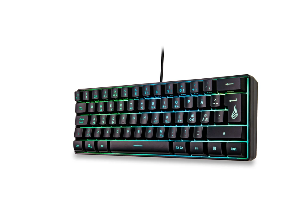 SUREFIRE - KingPin X1 60% žaidimų RGB klaviatūra QWERTY (Nors ir kitur)
