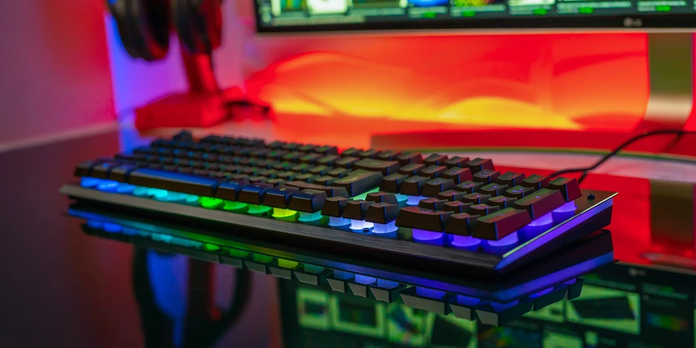 „SUREFIRE“ – „KingPin X2 Metal“ žaidimų klaviatūra RGB, QWERTY, Nordic