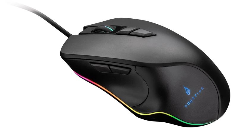 SUREFIRE – „Martial Claw“ žaidimų pelė su 7 mygtukais ir RGB apšvietimu