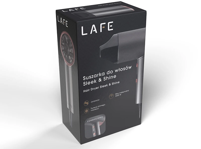 Suszarka LAFE Sleek Shine plaukų džiovintuvas