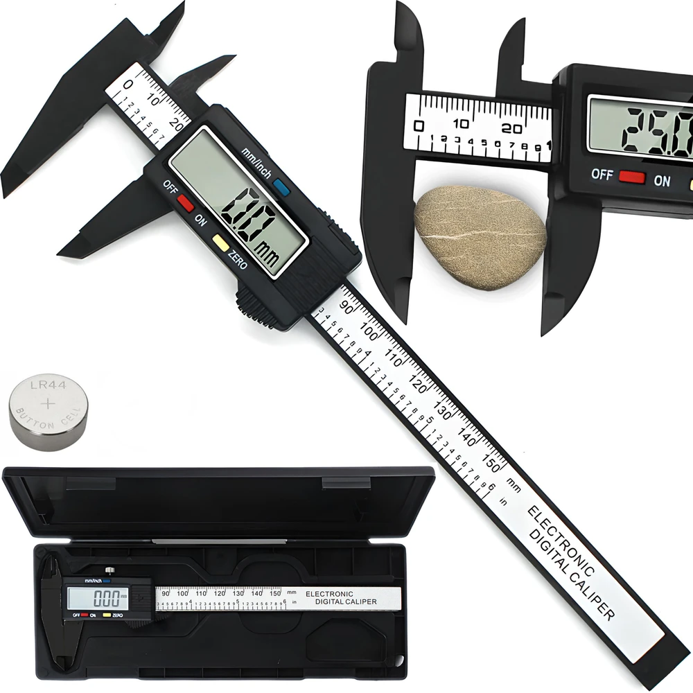 Suwmiarka Elektroninis skaitmeninis slankmatis LCD 150 - o043