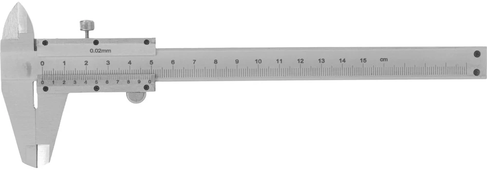 Mega Suwmiarka Slankmatis 150 mm / 0,02 mm - nerūdijančio plieno