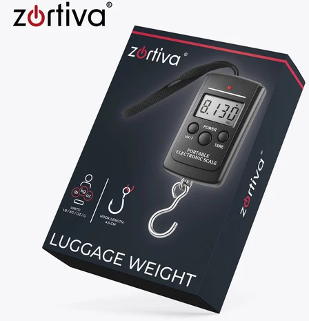 Svarstyklės bagażowa LED - 40kg Zortiva