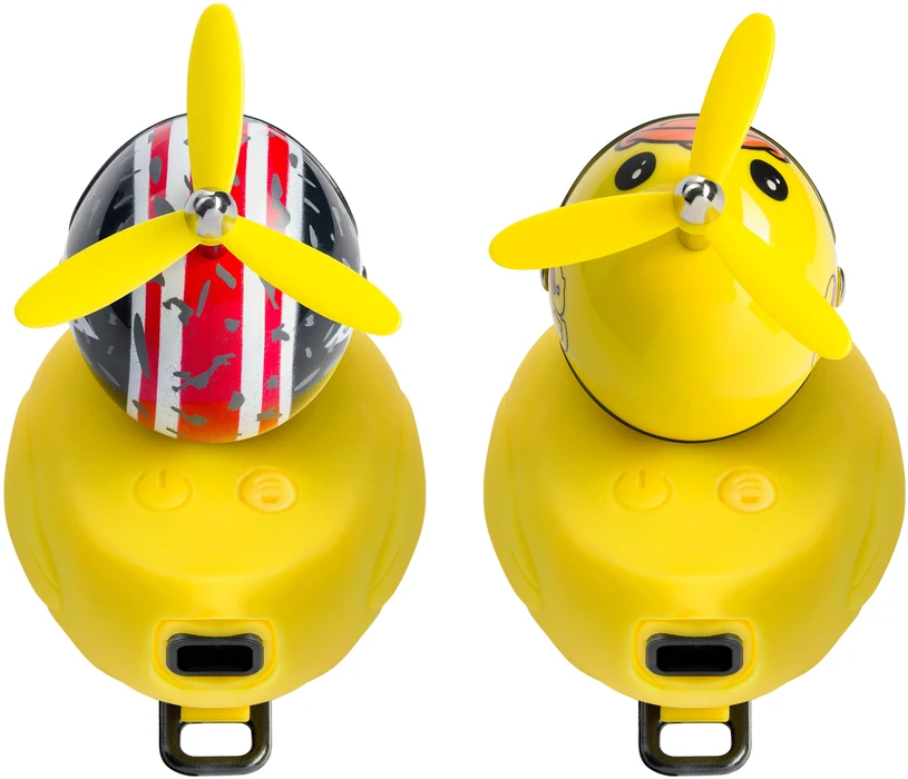 Światło Dviračio žibintas + skambutis, antis šalme, 130lm, 800mAh, 6000K, 2 šviesos diodų tipai (mišrus)