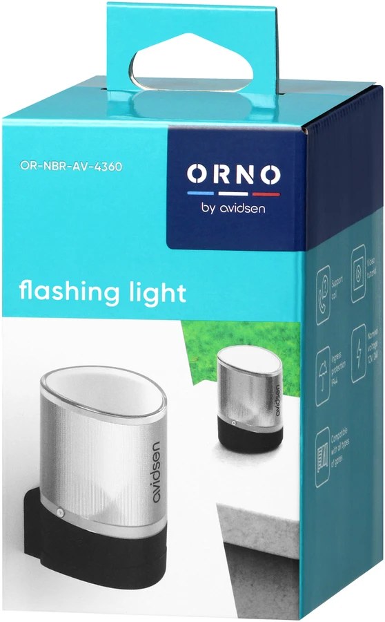 Įspėjamoji šviesa vartų automatikai ORNO by Avidsen / Extel