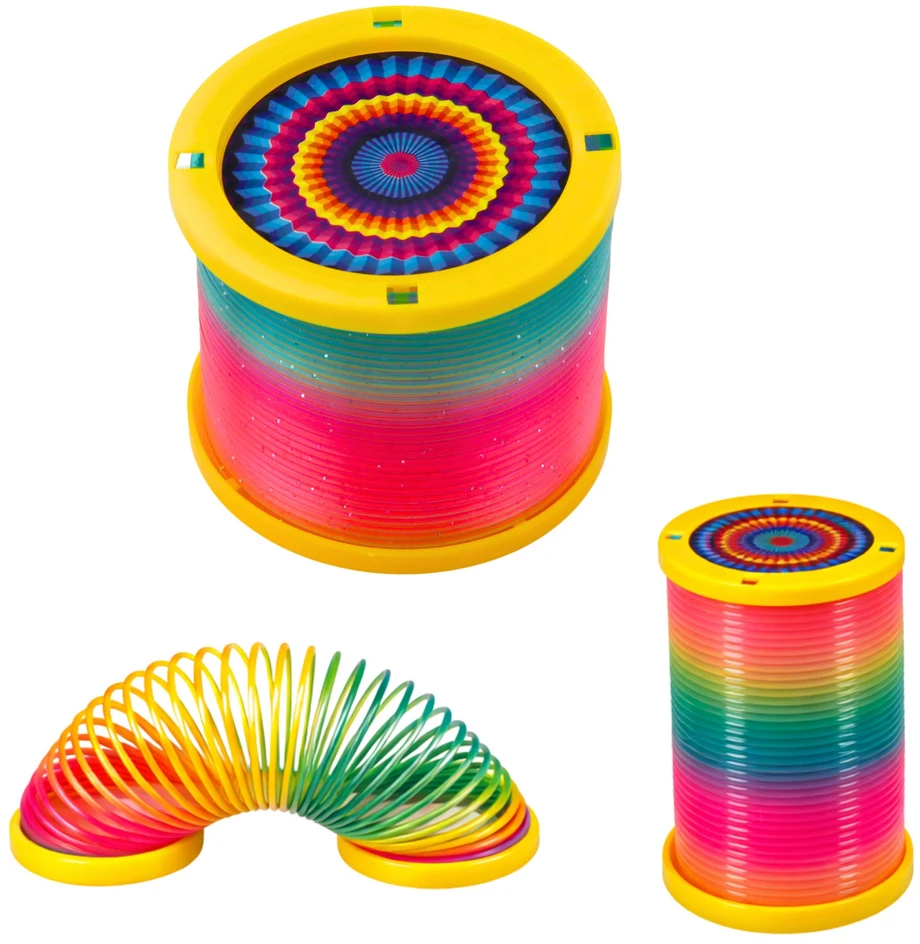 Lean Toys LED šviesos spyruoklė daugiaspalvė