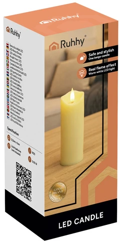 LED žvakė Ruhhy 12,5 cm